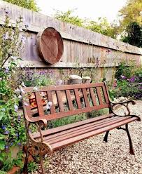 Small Wooden Garden Bench In