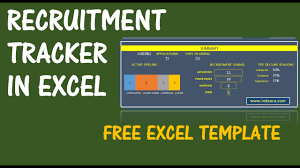 recruitment tracker spreadsheet free