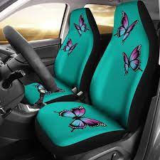 Turquoise Car Seat Covers Set With