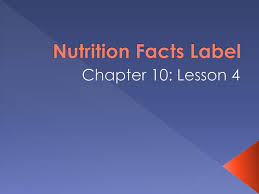 ppt nutrition facts label powerpoint