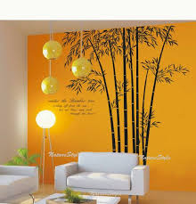 Beautiful Bamboo Grove Vinyl Wall