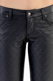 Cali Faux Leather Quilted Pant