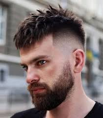 short hairstyles for men with beards