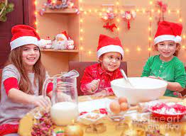 Whether for a holiday party, family movie night or any other winter day you want to skip out on dish duty, keep your cupboards stocked with these sparkling christmas dinner plates from buyseasons. Children Making Christmas Dinner Photograph By Anna Om