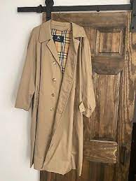 80s Vintage Burberry Tan Trench Coat