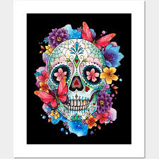 Candy Skull Posters And Art Prints