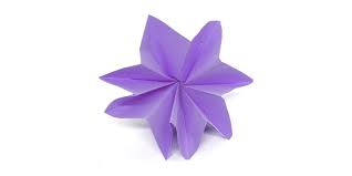 easy and fast origami flower step by