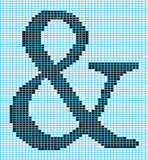 Ampersand Knitting Chart By Sixampersands Cross Stitch