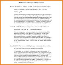   annotated bibliography apa format   report example