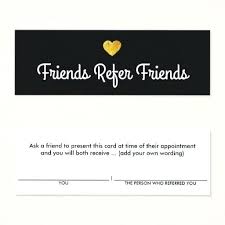 Referral Card Template Business Thank You Cards Templates Full Size