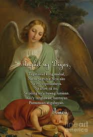 Gabriel is the angel to bring god's truth to humankind, and as such, offers the possibility of change. Guardian Angel Prayer In Filipino Digital Art By Armor Of God Store
