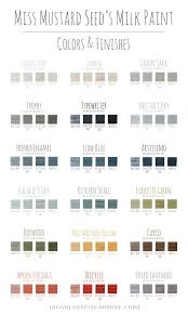 Miss Mustard Seeds Milk Paint Colors Finishes The