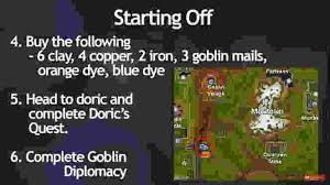 There's a disturbance in the goblin village. Osrs Mobile Starter Guide Old School Runescape