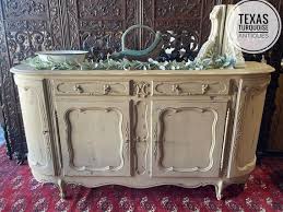 Antique Curved Sideboard Buffet