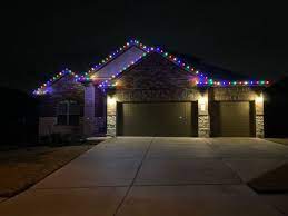 1 holiday lights installation in