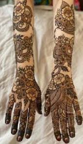 flower mehndi design for wedding season