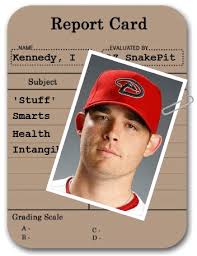 Name: Ian Kennedy Age on Opening Day: 26. Salary: $414,000 2011 Stats: 33 games, 220 IP, 2.88 ERA, 21-4, 198:55 K:BB 2010 Stats: 32 games, 194 IP, 3.80 ERA, ... - reportcardpitchers