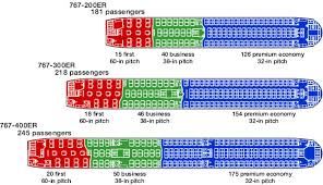 767 Generic Seating Charts