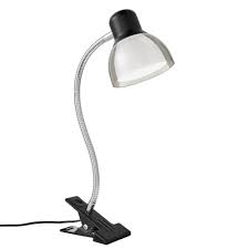 Hampton Bay 14 In Black Integrated Led Clip Lamp Af40167 The Home Depot
