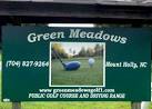 Green Meadows Golf Course in Mount Holly, North Carolina ...