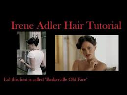 irene adler hair tutorial you