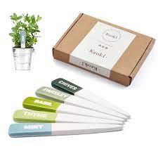 5x Ceramic Herb Markers Herb Labels