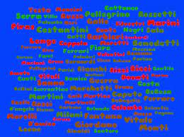 Here's an alphabetic list so you can click on the link. Exploring Italian Surnames Italian Culture Oggi