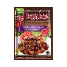 Laksa is a spicy noodle soup popular in the peranakan cuisine of southeast asia. Bamboe Bumbu Sambal Goreng Ati 54g Shopee Indonesia