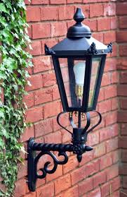 Black Victorian Garden Wall Light