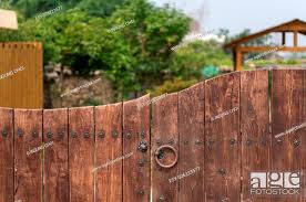 Wooden Garden Gate Taken In South Korea