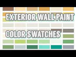 Wall Paint Color Swatches Elastomeric