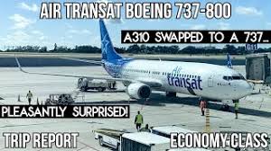 trip report air transat boeing 737 800