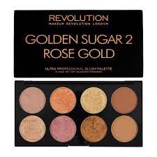 makeup revolution golden sugar 2 rose gold ultra professional blush palette 13gm best beauty s