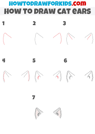 Cat ears drawn