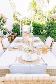 home summer patio with serena lily