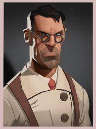 Team fortress 2 Medic Painting practice : r/tf2