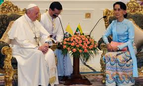 Image result for you tube - the Pope  visits the Rohingyas