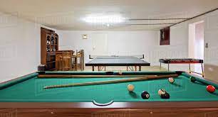 Pool Table And Ping Pong Table In