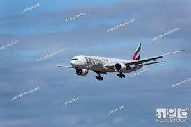 emirates boeing 777 300er aircraft on