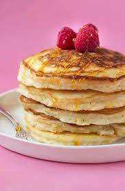 Fluffy American Pancakes Easy Recipe gambar png