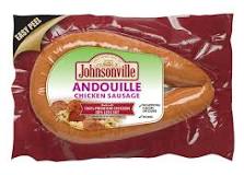 What is andouille chicken sausage made of?