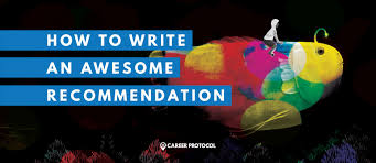 how to write an awesome recommendation