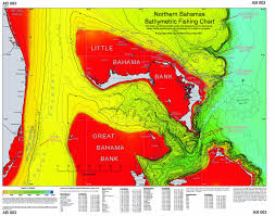 Abaco Bahamas Offshore Bathymetric Fishing Chart Steve