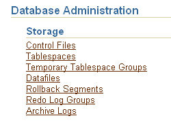 storage structure of your database