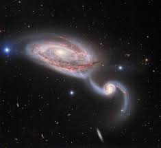 Nasa, esa and the hubble heritage team (stsci/aura) this image shows the two galaxies interacting. Mahdi Zamani Sci