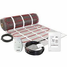 electric radiant floor heating system