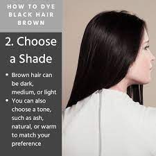 Still, you can try it out as a test. How To Dye Black Hair Brown Bellatory
