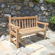 wooden garden bench windermere 4 ft