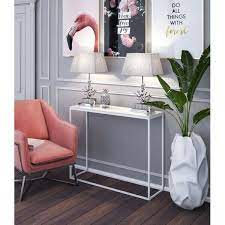 White Console Table High Gloss