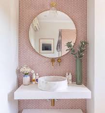 A Modern Pink Bathroom For Kids Lay
